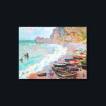 Lienzo La playa de Etretat Claude Monet<br><div class="desc">La playa de Etretat Claude Monet fresca,  antigua,  maestra,  maestra,  fina,  retorcida,  impresionista,  pintura,  pintura,  vibrante,  saturada,  color,  hermosa,  bonita,  de calidad,  alta resolución,  paisaje,  paisaje,  paisaje,  poste,  decoración,  colores,  parís,  francia,  lo mejor renovado,  vendedor,  colorido,  barato</div>
