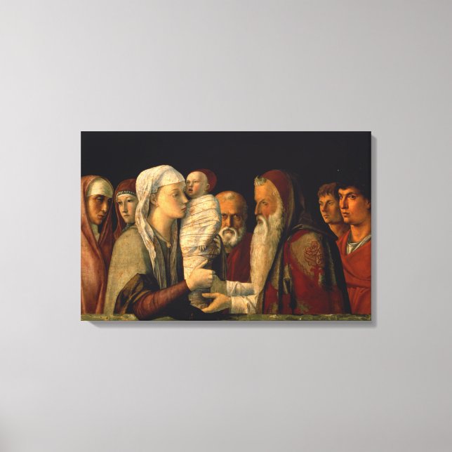 Lienzo La presentación de Jesús en el templo (Anverso)