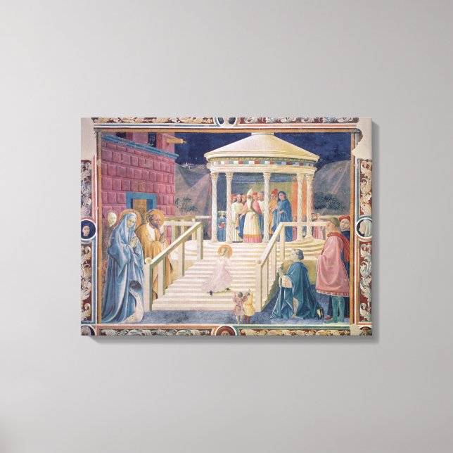 Lienzo La presentación de la bendita Virgen María (Anverso)