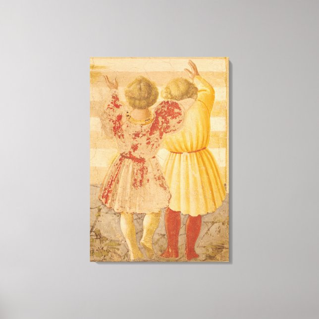 Lienzo La presentación de María en el Templo, 1433-34 (Anverso)