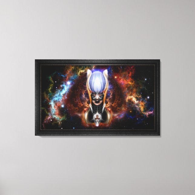 Lienzo La Princesa Arzookia De Los Cuatro Nebulentos (Anverso)