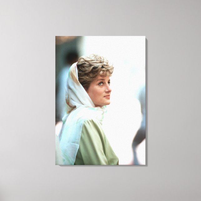 Lienzo La princesa Diana Egypt 1992 (Anverso)