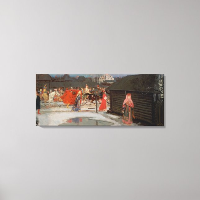 Lienzo La procesión Boda (Anverso)