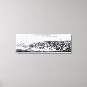 Lienzo La procesión de Charles II