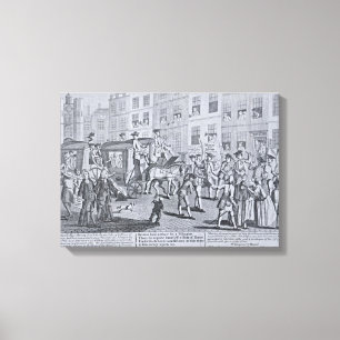 Lienzo La procesión de los patriotas británicos