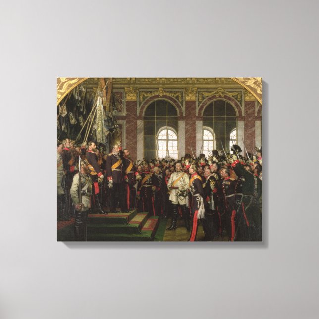 Lienzo La proclamación de Wilhelm (Anverso)