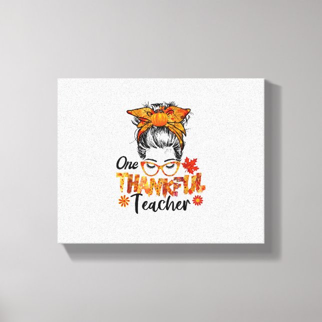 Lienzo la profesora de agradecimiento a las mujeres cae d (Anverso)