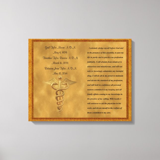 Lienzo La promesa de Florencia Nightingale (Anverso)