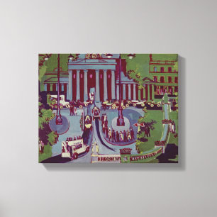 Lienzo La puerta de Brandeburgo, Berlín, 1929