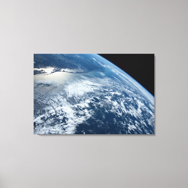 Lienzo La Punta Del Sur De Brasil, Bordeando Uruguay. (Anverso)