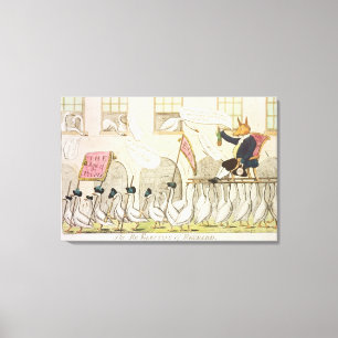 Lienzo La reelección de Reynard o Fox