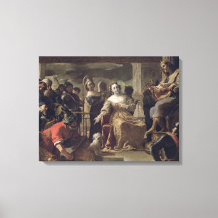 Lienzo La reina de Sheba antes de Solomon