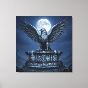 Lienzo La reliquia lunar de plata