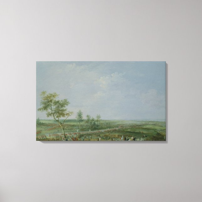 Lienzo La rendición de Yorktown (Anverso)