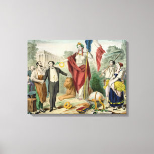 Lienzo La República Francesa