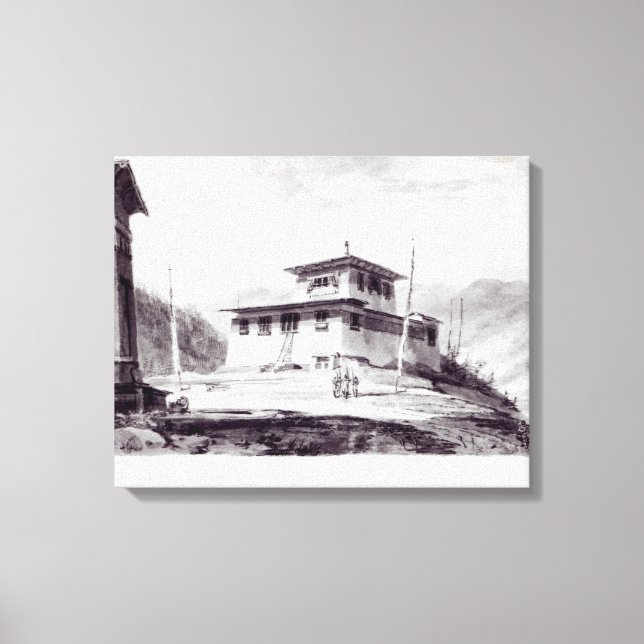 Lienzo La residencia de Lam Glassa-too (Anverso)