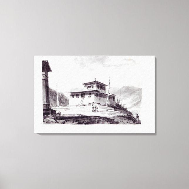 Lienzo La residencia de Lam Glassa-too (Anverso)