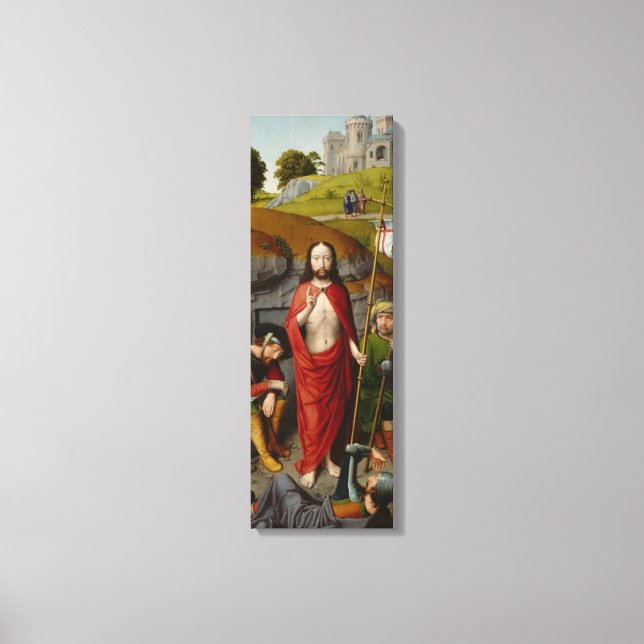 Lienzo La resurrección, con los peregrinos de Emmaus (Anverso)