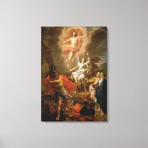 Lienzo La resurrección de Cristo, 1700