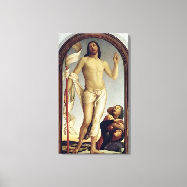 Lienzo La resurrección (panel) (Anverso)