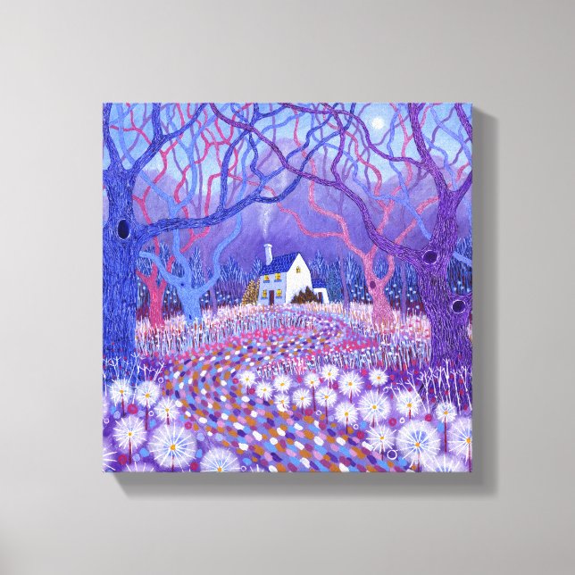 Lienzo La retirada de 2014 (Anverso)