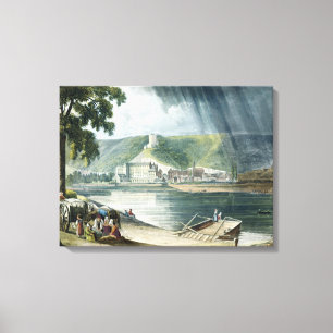 Lienzo La Roche, de "opiniónes sobre el Sena", grabado