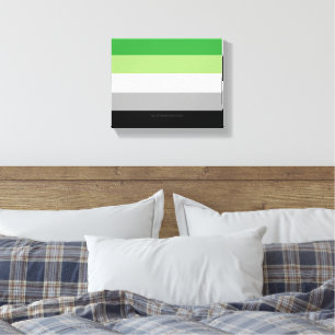 Lienzo La romántica bandera del orgullo de SlipperyJoe ob