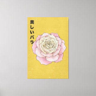 Lienzo La Rosa Hermosa