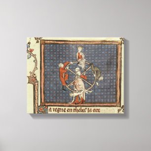 Lienzo La rueda de la fortuna, de Ovide Moralise