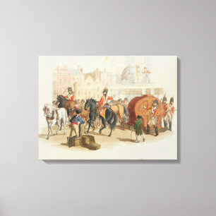 Lienzo La rueda de lotería, grabada por el artista, 1805