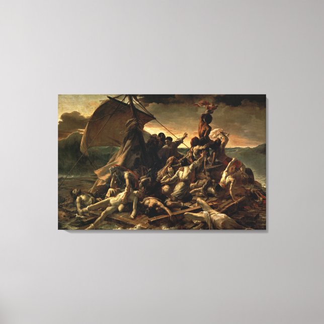 Lienzo La ruidosa de la Medusa - Théodore Géricault (Anverso)