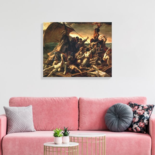 Lienzo La ruidosa de Medusa Théodore Géricault | (Insitu (Sala de estar))