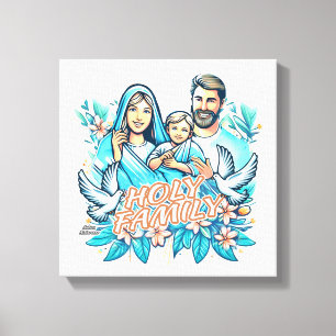 Lienzo La sagrada familia