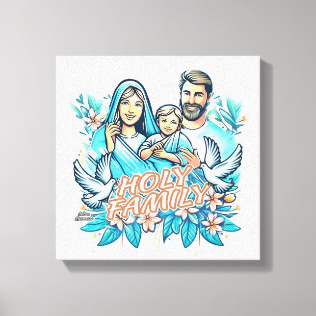 Lienzo La sagrada familia (Anverso)