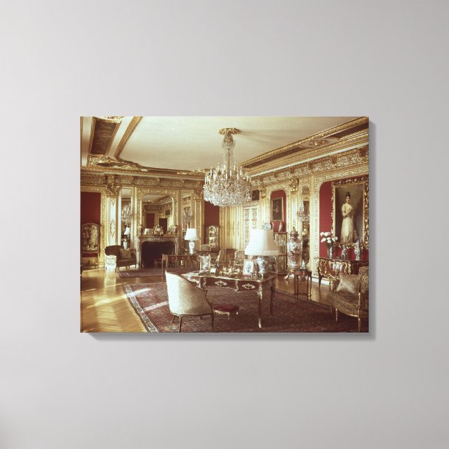 Lienzo La sala de dibujos (Anverso)