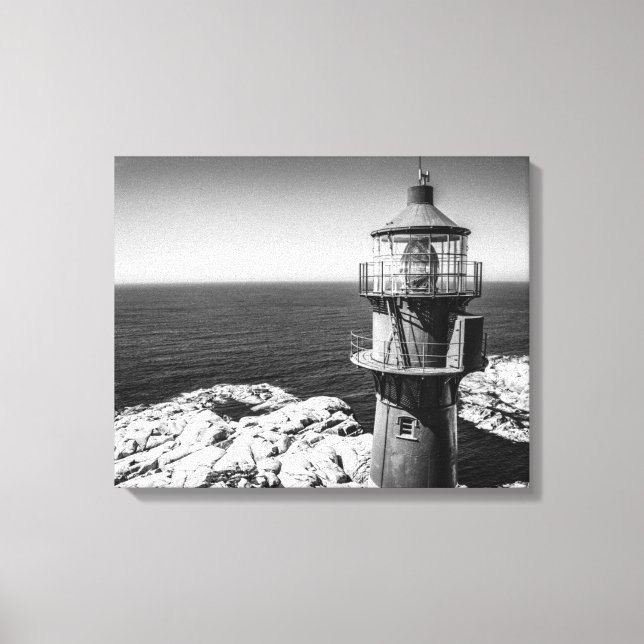 Lienzo La sala de farolillos de un faro | Bømlo Noruega (Anverso)