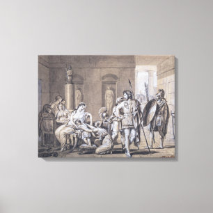 Lienzo La salida de Hector, c.1812