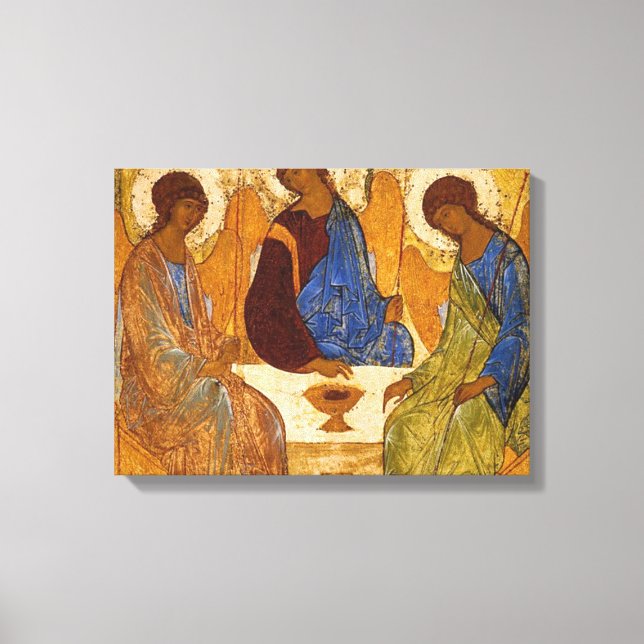 Lienzo La Santísima Trinidad De Andrei Rublev (Anverso)