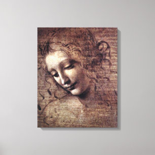 Lienzo La Scapigliata - da Vinci - c1508