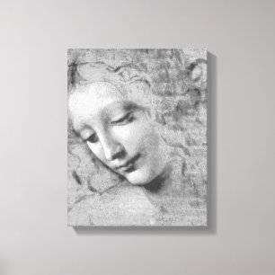 Lienzo La Scapigliata de Leonardo da Vinci