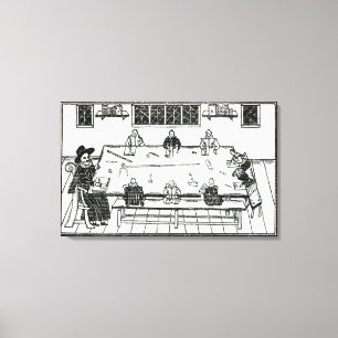 Lienzo La segunda tabla de la buena nutrición