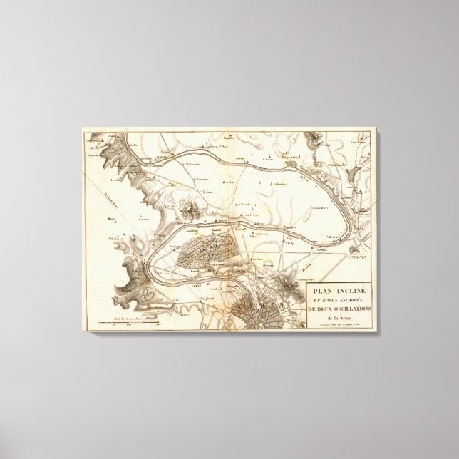 Lienzo La Seine (Anverso)