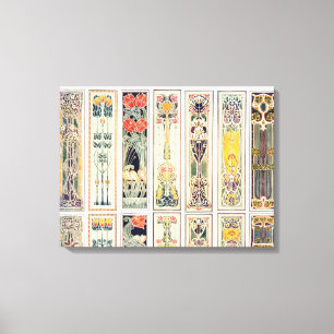 Lienzo La selección del panel diseña, la placa IX de