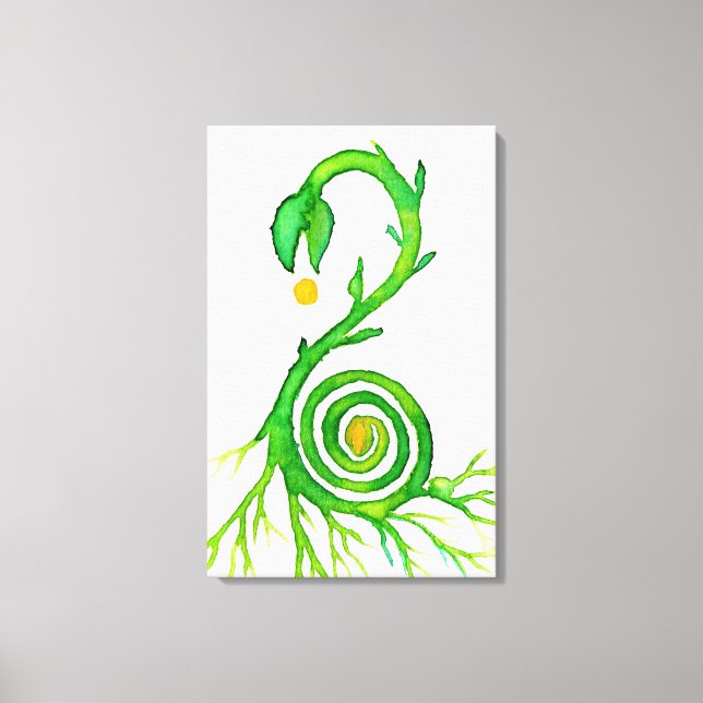 Lienzo la semilla de una nueva vida (Anverso)