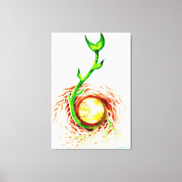 Lienzo La semilla del poster de la vida