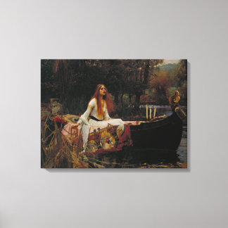 Lienzo La Señora de Shalott: una historia fantasma celta
