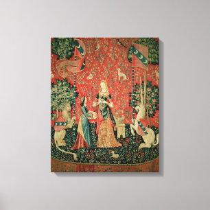 Lienzo La señora y el unicornio: 'Smell