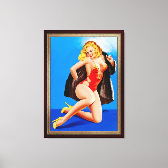 Lienzo La sensación de pensar de Peter Driben (Anverso)