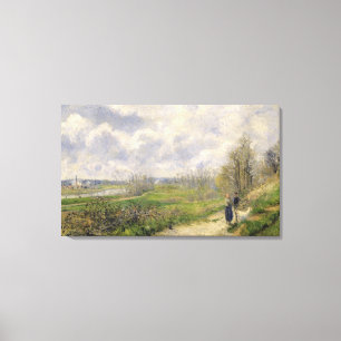 Lienzo La Sente du Chou, cerca de Pontoise, 1878