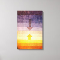 La separación de Paul Klee en el ajuste de lona no